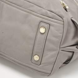 Pre Owned Marc Jacobs Grey Leather Mercer Parker Satchel