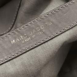 Pre Owned Marc Jacobs Grey Leather Mercer Parker Satchel