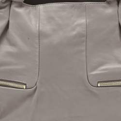 Pre Owned Marc Jacobs Grey Leather Mercer Parker Satchel