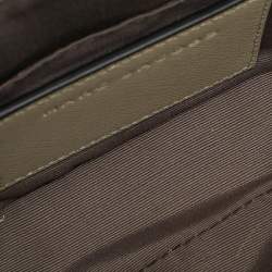 Pre Owned Marc Jacobs Black/Cream Patent Leather Snapshot Camera Crossbody Bag