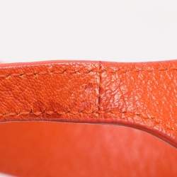 Pre Owned Marc Jacobs Orange Quilted Leather Rudi Satchel