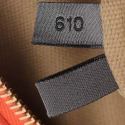 Pre Owned Marc Jacobs Orange Quilted Leather Rudi Satchel