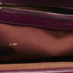 Pre Owned Marc Jacobs Magenta Quilted Leather Stam Satchel