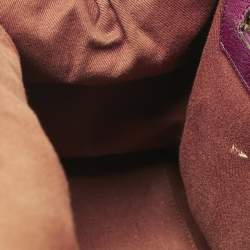 Pre Owned Marc Jacobs Magenta Quilted Leather Stam Satchel