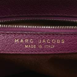 Pre Owned Marc Jacobs Magenta Quilted Leather Stam Satchel