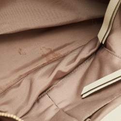 Pre Owned Marc Jacobs Off White Leather Gotham North South Tote