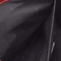 Pre Owned Marc Jacobs Dark Red Saffiano Leather Little Big Shot Tote