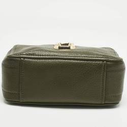 Pre Owned Marc Jacobs Olive Green Leather The Softshot 21 Camera Bag