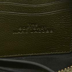 Pre Owned Marc Jacobs Olive Green Leather The Softshot 21 Camera Bag
