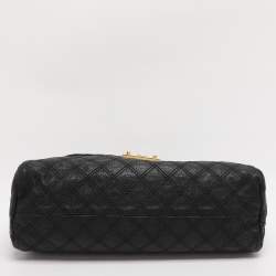 Pre Owned Marc Jacobs Black Quilted Leather Baroque Single Shoulder Bag