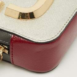 Pre Owned Marc Jacobs Tricolor Leather The Hot Shot Crossbody Bag