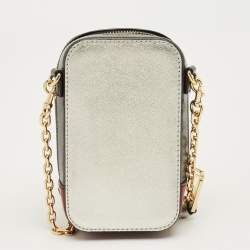 Pre Owned Marc Jacobs Tricolor Leather The Hot Shot Crossbody Bag