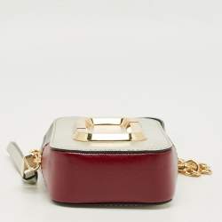 Pre Owned Marc Jacobs Tricolor Leather The Hot Shot Crossbody Bag