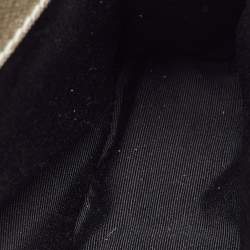 Pre Owned Marc Jacobs Metallic Light Gold Leather Beads and Pom Pom Little Big Shot Bag