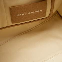 Pre Owned Marc Jacobs Camel Leather Large The Tote Bag