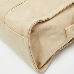 Pre Owned Marc Jacobs Beige Canvas Large The Tote Bag