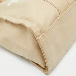 Pre Owned Marc Jacobs Beige Canvas Large The Tote Bag