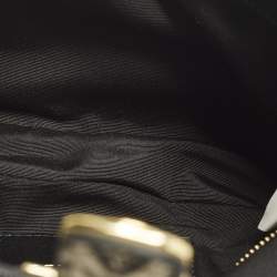 مملوكة مسبقًا Marc Jacobs The Monogram J Marc Mini Black Fabric Shoulder Bag