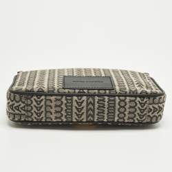 مملوكة مسبقًا Marc Jacobs The Monogram J Marc Mini Black Fabric Shoulder Bag