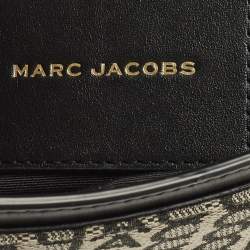 مملوكة مسبقًا Marc Jacobs The Monogram J Marc Mini Black Fabric Shoulder Bag