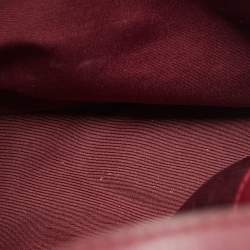 Pre Owned حقيبة ساتشل مارك جاكوبس ليتل بيغ شوت جلد عنابي