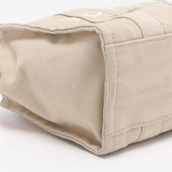 مملوكة مسبقًا Marc Jacobs The Tote Small Beige Canvas Bag