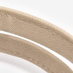 مملوكة مسبقًا Marc Jacobs The Tote Small Beige Canvas Bag