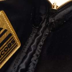 مملوكة مسبقًا Marc Jacobs Gold Crinkled Leather Sport Belt Bag