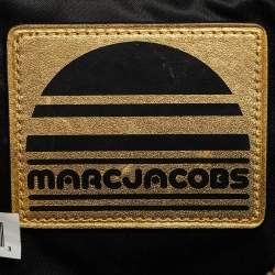 مملوكة مسبقًا Marc Jacobs Gold Crinkled Leather Sport Belt Bag