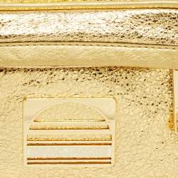 مملوكة مسبقًا Marc Jacobs Gold Crinkled Leather Sport Belt Bag