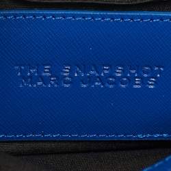 مملوكة مسبقًا Marc Jacobs Blue Leather Snapshot Camera Crossbody Bag