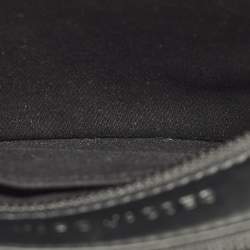 Pre Owned حقيبة كروس مارك جاكوبس سناب شوت كاميرا جلد لامع كريمي/أسود