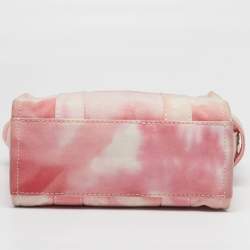 Pre Owned حقيبة يد صغيرة مارك جاكوبس "ذا توت" قماش وردي مصبوغ بالأربطة