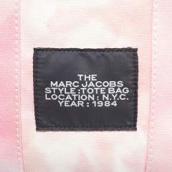 Pre Owned حقيبة يد صغيرة مارك جاكوبس "ذا توت" قماش وردي مصبوغ بالأربطة