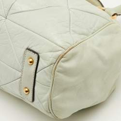 مملوكة مسبقًا Marc Jacobs Stam Pale Green Leather Satchel