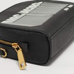 مملوكة مسبقًا حقيبة كروس بودي مارك جاكوبس جلد صناعي أسود كاميرا