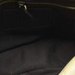 Pre Owned Marc Jacobs The Pillow Yellow/Black Leather Shoulder Bag