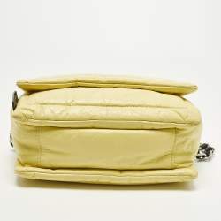 Pre Owned Marc Jacobs The Pillow Yellow/Black Leather Shoulder Bag