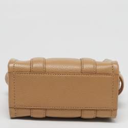 Pre Owned Marc Jacobs The Tote Tan Leather Crossbody Bag