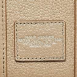 Pre Owned Marc Jacobs The Tote Tan Leather Crossbody Bag