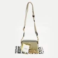 Pre Owned Marc Jacobs Snapshot Double J Multicolor Leather Crossbody Bag