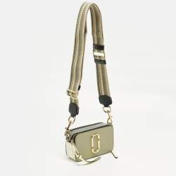 Pre Owned Marc Jacobs Snapshot Double J Multicolor Leather Crossbody Bag
