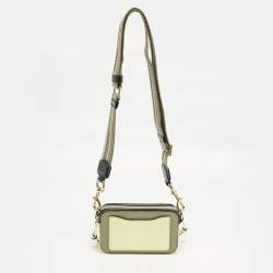 Pre Owned Marc Jacobs Snapshot Double J Multicolor Leather Crossbody Bag