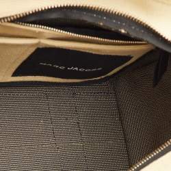 Pre Owned حقيبة يد مارك جاكوبس ذي توت قماش بيج/أسود متوسطة