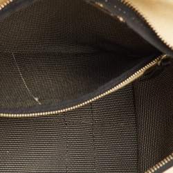 Pre Owned حقيبة يد مارك جاكوبس ذي توت قماش بيج/أسود متوسطة