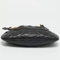 Pre Owned Marc Jacobs Little Stam Black Quilted Leather Shoulder Bag
