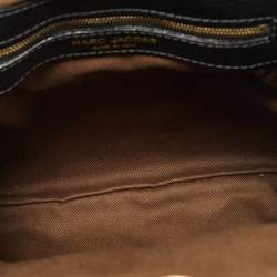 Pre Owned Marc Jacobs Little Stam Black Quilted Leather Shoulder Bag