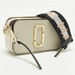 Pre Owned Marc Jacobs Snapshot Multicolor Leather Crossbody Bag