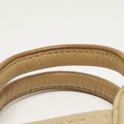 مملوكة مسبقًا حقيبة يد مارك جاكوبس ذا توت صغيرة جلد اللون البيج