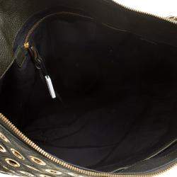 Pre Owned Marc Jacobs Green Leather Eyelet Nomad Shoulder Bag